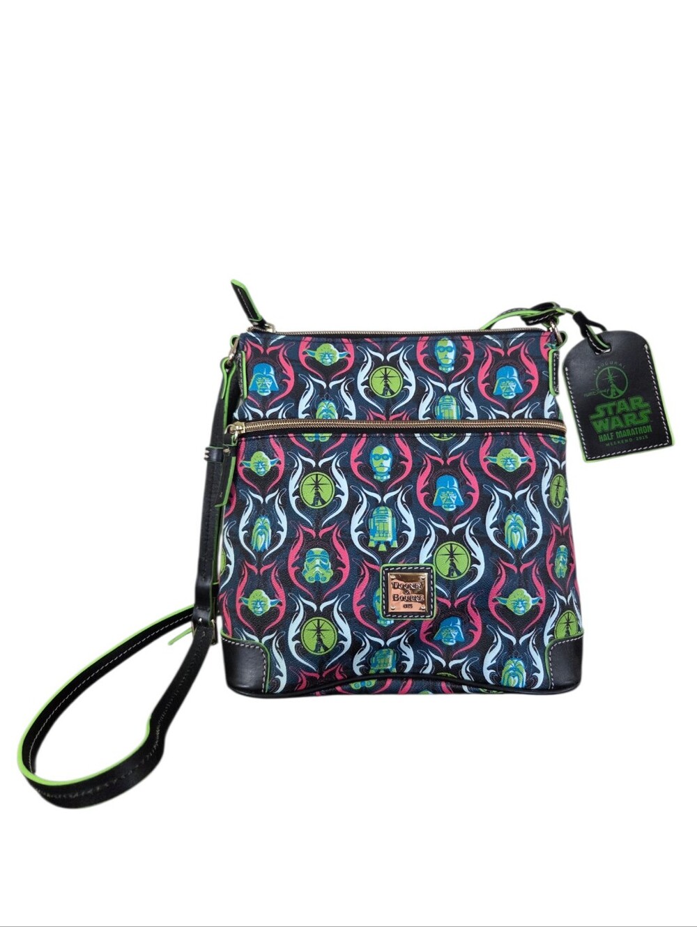 Dooney & Bourke Star Wars Letter Carrier Shoulder Bag Like New Condition